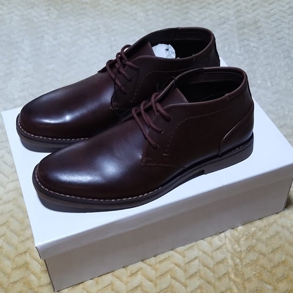 Men's NYC SOHO Cobbler Boot Shoes Size 9.5. NIB. Brown. - Picture 1 of 7